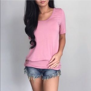 Staple Mauve Mid-sleeve tee 💕
